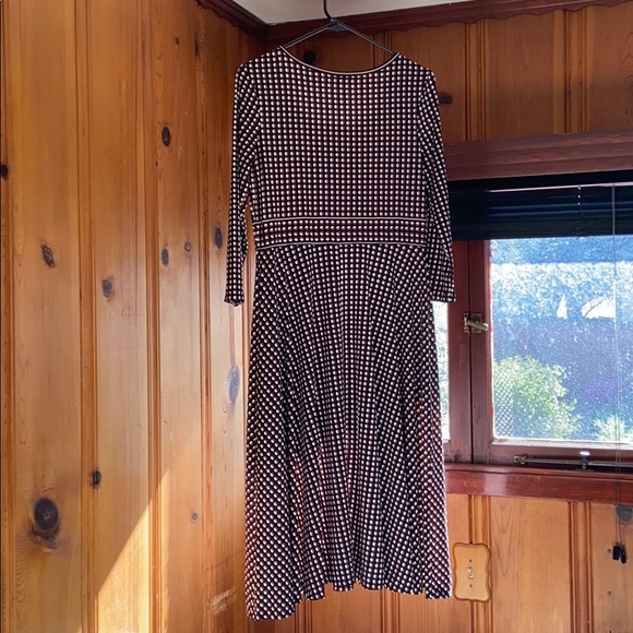 Max Studio 3/4 sleeves midi fit and flare dress - Picture 2 of 5